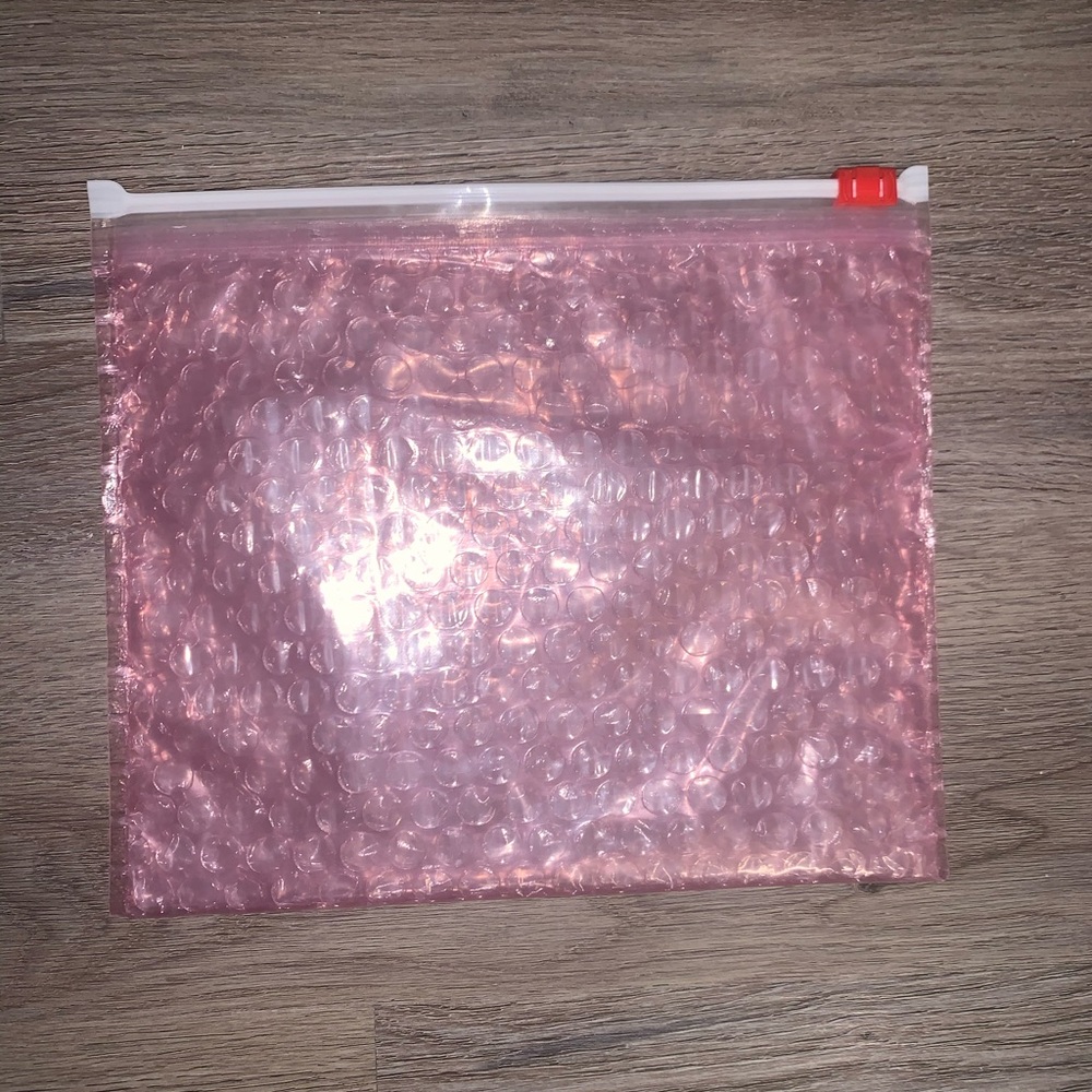 glossier pink regular size bag